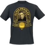 T-Shirt di Elvis Presley - Studio Portrait - S a 3XL - Uomo - nero