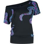 Magliette & T-shirt asimmetriche multicolore XXL taglie comode in viscosa per Donna Full Volume by EMP 