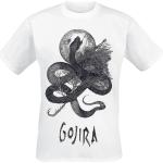 T-Shirt di Gojira - Serpent Moon - S a XXL - Uomo - bianco