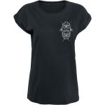 Magliette & T-shirt nere 3 XL taglie comode di cotone con scollo tondo mezza manica con scollo rotondo per Donna Harry Potter 