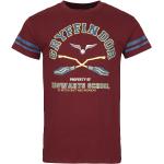 Magliette & T-shirt rosse XXL di cotone con scollo tondo mezza manica con scollo rotondo per Uomo Harry Potter Gryffindor 