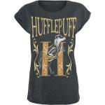 T-Shirt di Harry Potter - Hufflepuff - S a XXL - Donna - carbone