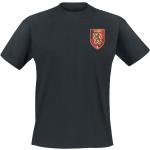 Magliette & T-shirt nere XXL taglie comode di cotone con scollo tondo mezza manica con scollo rotondo per Uomo Harry Potter Gryffindor 