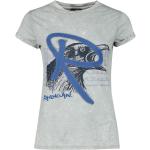 Magliette & T-shirt grigie XXL di cotone con scollo tondo mezza manica con scollo rotondo per Donna Harry Potter Ravenclaw 