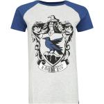T-Shirt di Harry Potter - Ravenclaw silver - S a XL - Donna - blu/grigio