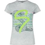 T-Shirt di Harry Potter - Slytherin - S a XL - Donna - grigio