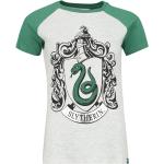 T-Shirt di Harry Potter - Slytherin silver - S a XL - Donna - verde/grigio