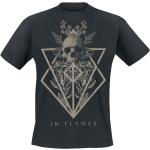 T-Shirt di In Flames - Skull - S a 4XL - Uomo - nero