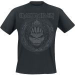 T-Shirt di Iron Maiden - Book Of Souls Skull - M a XL - Uomo - nero