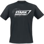 Magliette & T-shirt nere XXL taglie comode con scollo tondo mezza manica con scollo rotondo per Uomo Iron Man 