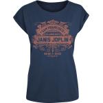 T-Shirt di Janis Joplin - San Francisco 1966 - S a XXL - Donna - blu navy