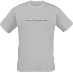 T-Shirt di Joy Division - Love Will Tear Us Apart Text (A) - S a XXL - Uomo - grigio sport