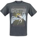 Magliette & T-shirt grigio scuro XXL taglie comode con scollo tondo mezza manica con scollo rotondo per Uomo Led Zeppelin 