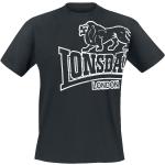 T-Shirt di Lonsdale London - Langsett - M a 5XL - Uomo - nero