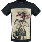 T-Shirt di Looney Tunes - Coyote - Mugshot - L a 5XL - Uomo - nero