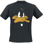 T-Shirt di Looney Tunes - Daffy Duck - Face - S a 5XL - Uomo - nero