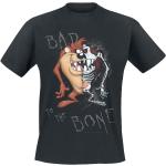 T-Shirt di Looney Tunes - Tasmanian Devil - Bad to the bone - S a XXL - Uomo - nero