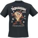 T-Shirt di Looney Tunes - Tasmanian Devil - M a 4XL - Uomo - nero