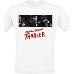 T-Shirt di Michael Jackson - Thriller BW Photo - S a XXL - Uomo - bianco
