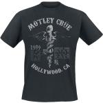 T-Shirt di Mötley Crüe - Faded Feel Good Lyrics - S a XXL - Uomo - nero