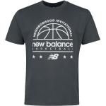 Magliette & T-shirt grigie L di cotone con scollo tondo con scollo rotondo per Uomo New Balance 