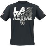 T-Shirt di New Era - NFL - NFL Gradient Wordmark T-shirt - Las Vegas Raiders - S a 3XL - Unisex - nero