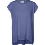 T-Shirt di Noisy May - NMMathilde S/S Loose Long Top FWD NOOS - XS a L - Donna - blu