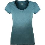 Magliette & T-shirt turchesi XXL di cotone con scollo tondo mezza manica con scollo rotondo per Donna Outer Vision 