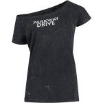 Magliette & T-shirt grigio scuro XXL di cotone mezza manica con scollo a barca per Donna Parkway Drive 