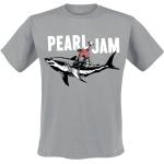 T-Shirt di Pearl Jam - Shark Cowboy - S a XXL - Uomo - grigio