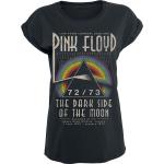Magliette & T-shirt nere 3 XL taglie comode di cotone con scollo tondo mezza manica con scollo rotondo per Donna Pink Floyd 