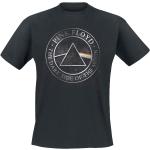 Magliette & T-shirt nere XXL taglie comode di cotone con scollo tondo mezza manica con scollo rotondo per Uomo Pink Floyd 