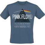 T-Shirt di Pink Floyd - North America 1972 - M a XXL - Uomo - blu