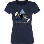 Magliette & T-shirt blu navy XXL di cotone con scollo tondo mezza manica con scollo rotondo per Donna Pink Floyd 