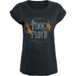 Magliette & T-shirt nere XXL di cotone con scollo tondo mezza manica con scollo rotondo per Donna Pink Floyd 