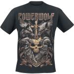 T-Shirt di Powerwolf - Wolves & Ravens - S a 3XL - Uomo - nero