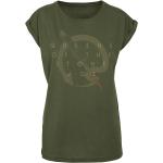 T-Shirt di Queens Of The Stone Age - In Times New Roman - Snake Logo - S a XXL - Donna - verde oliva