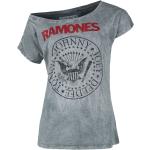 T-Shirt di Ramones - Crest - M a XXL - Donna - grigio