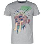 T-Shirt di RED by EMP - T-shirt with abstract print - S a XXL - Uomo - grigio