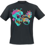 T-Shirt di Rick And Morty - Eyeball Skull - M a XL - Uomo - nero