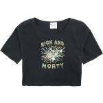 T-Shirt di Rick And Morty - Kids - Splash - 140 a 164 - ragazze - nero