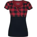 Magliette & T-shirt nere 3 XL taglie comode di cotone con scollo tondo con scollo rotondo per Donna rock rebel by emp 