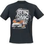 T-Shirt di Run DMC - Burning Cadillac Tour 86 - S a L - Uomo - nero