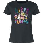 T-Shirt di SpongeBob SquarePants - Happy fun day - S a 3XL - Donna - nero