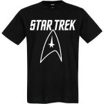 Magliette & T-shirt nere 3 XL taglie comode di cotone con scollo tondo mezza manica con scollo rotondo per Uomo Star Trek 