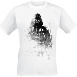 T-Shirt di Star Wars - Darth Vader Ink - S a XXL - Uomo - bianco