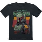 T-Shirt di Star Wars - Kids - The Mandalorian - Boba Fett Lives - 104 - ragazzi & ragazze - nero
