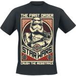 T-Shirt di Star Wars - Stormtrooper - Crush the Resistance - S a XXL - Uomo - nero