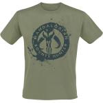 T-Shirt di Star Wars - The Mandalorian - Bounty Hunter - S a XXL - Uomo - verde oliva