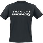 T-Shirt di Suicide Squad - Task Force X - S a L - Uomo - nero